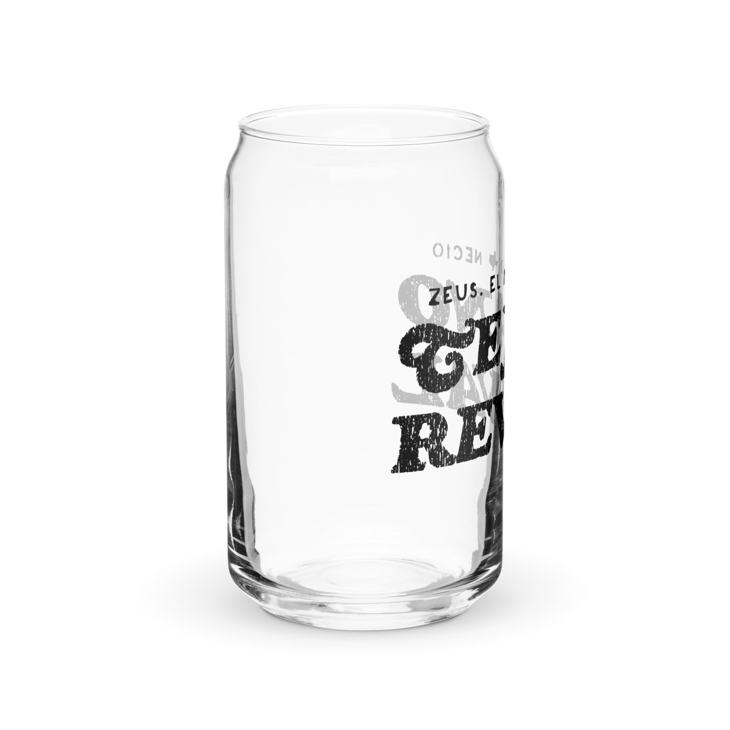 Tejano Revival Can-Shaped Glass