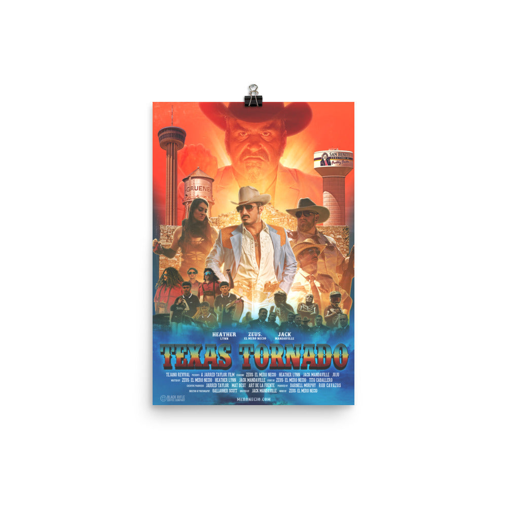 Texas Tornado Poster