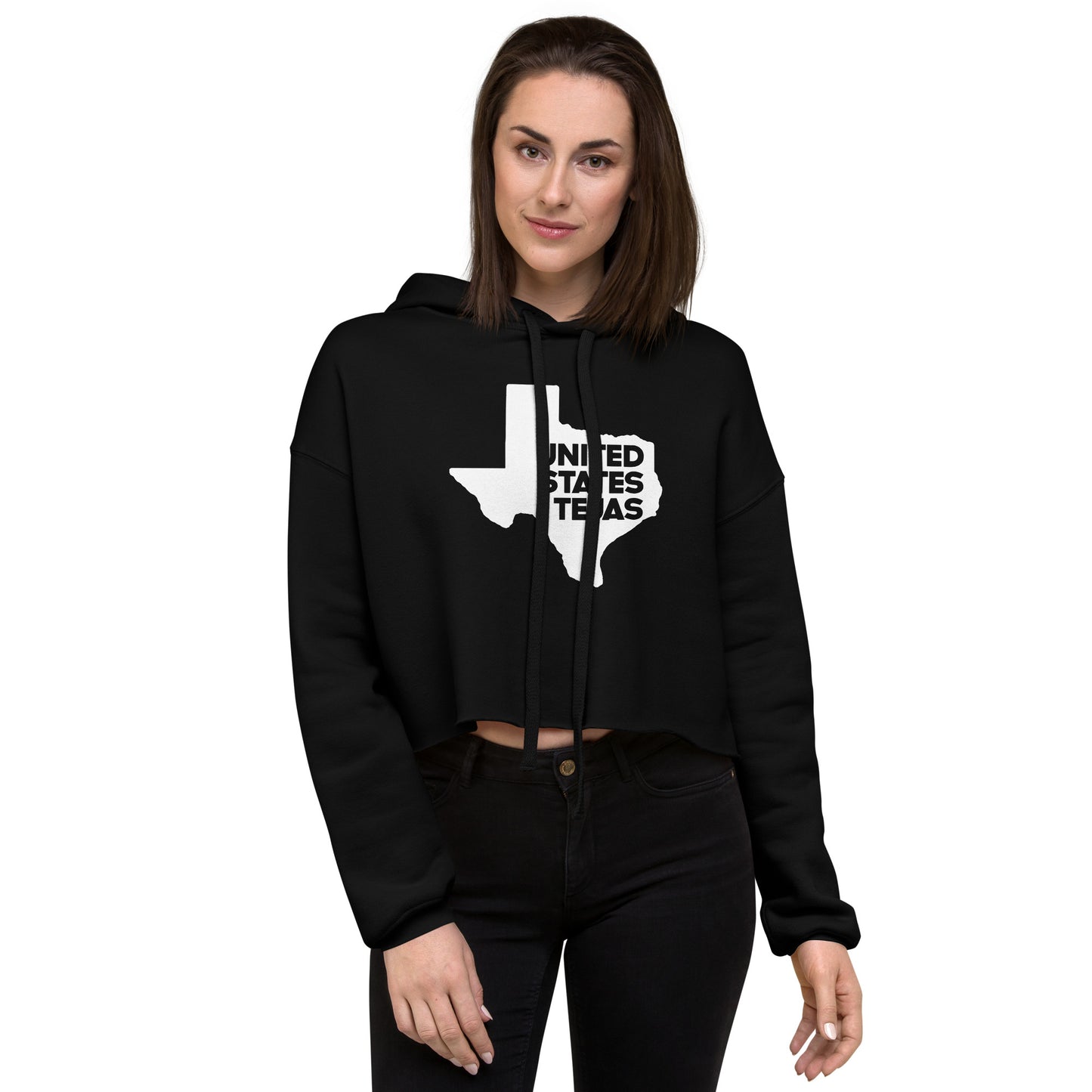 United States of Tejas Crop Hoodie