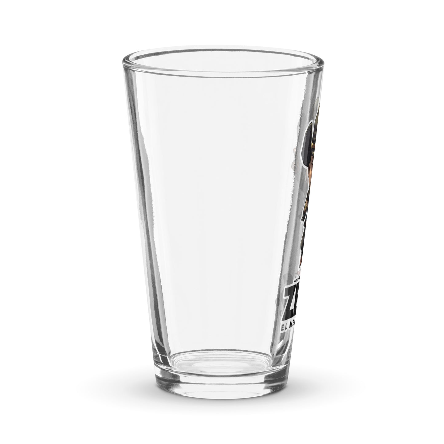 Zeus Cartoon Pint Glass